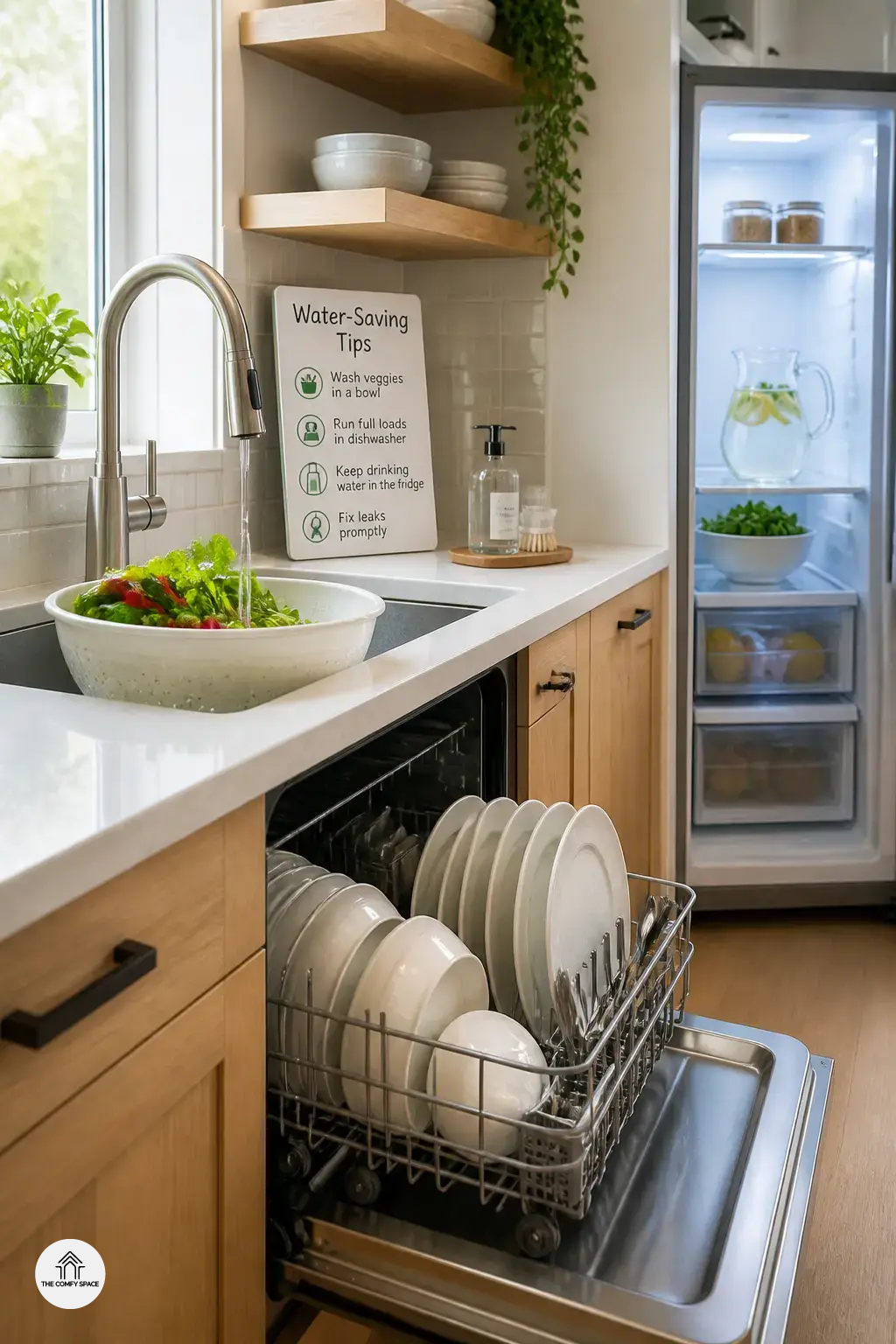 Make the Kitchen Work Harder With Less Water