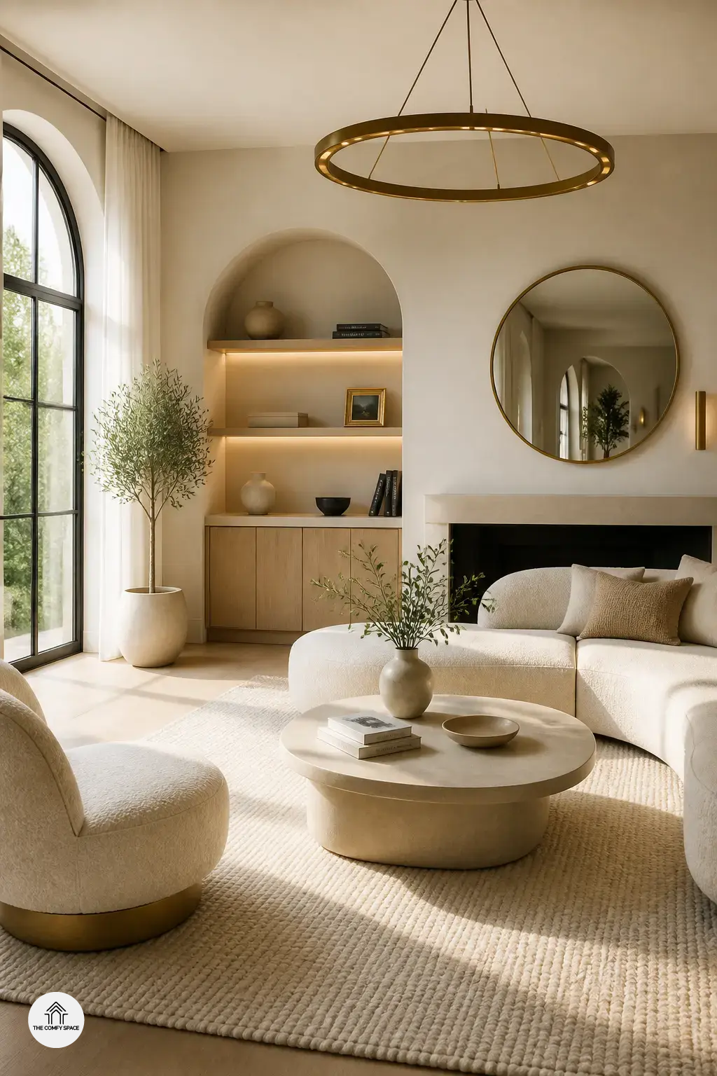 Mix Organic Shapes with Clean Modern Lines