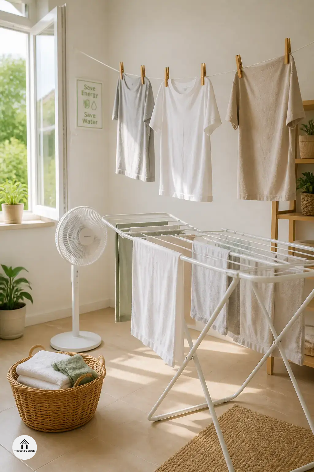 Air Dry Instead of Always Using the Dryer