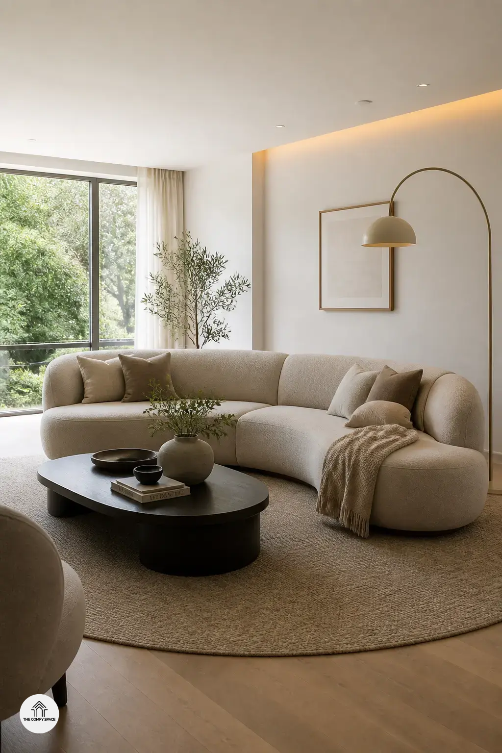 Why a Curved Sofa Instantly Softens a Living Room