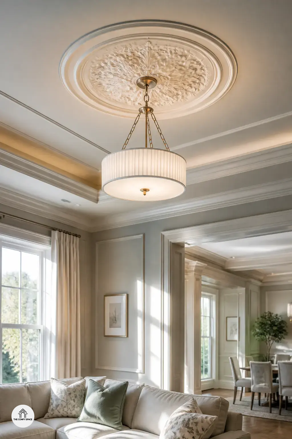 How to Pair Ceiling Details with Paint and Lighting