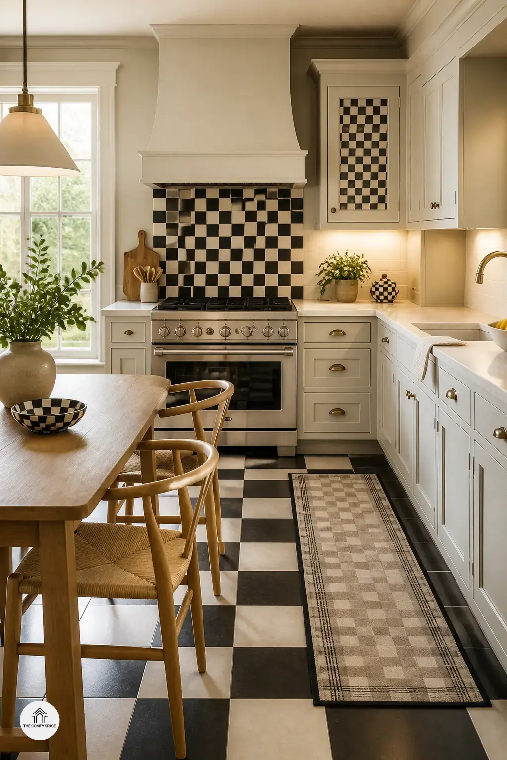 Checkerboard in Kitchens and Dining Spaces